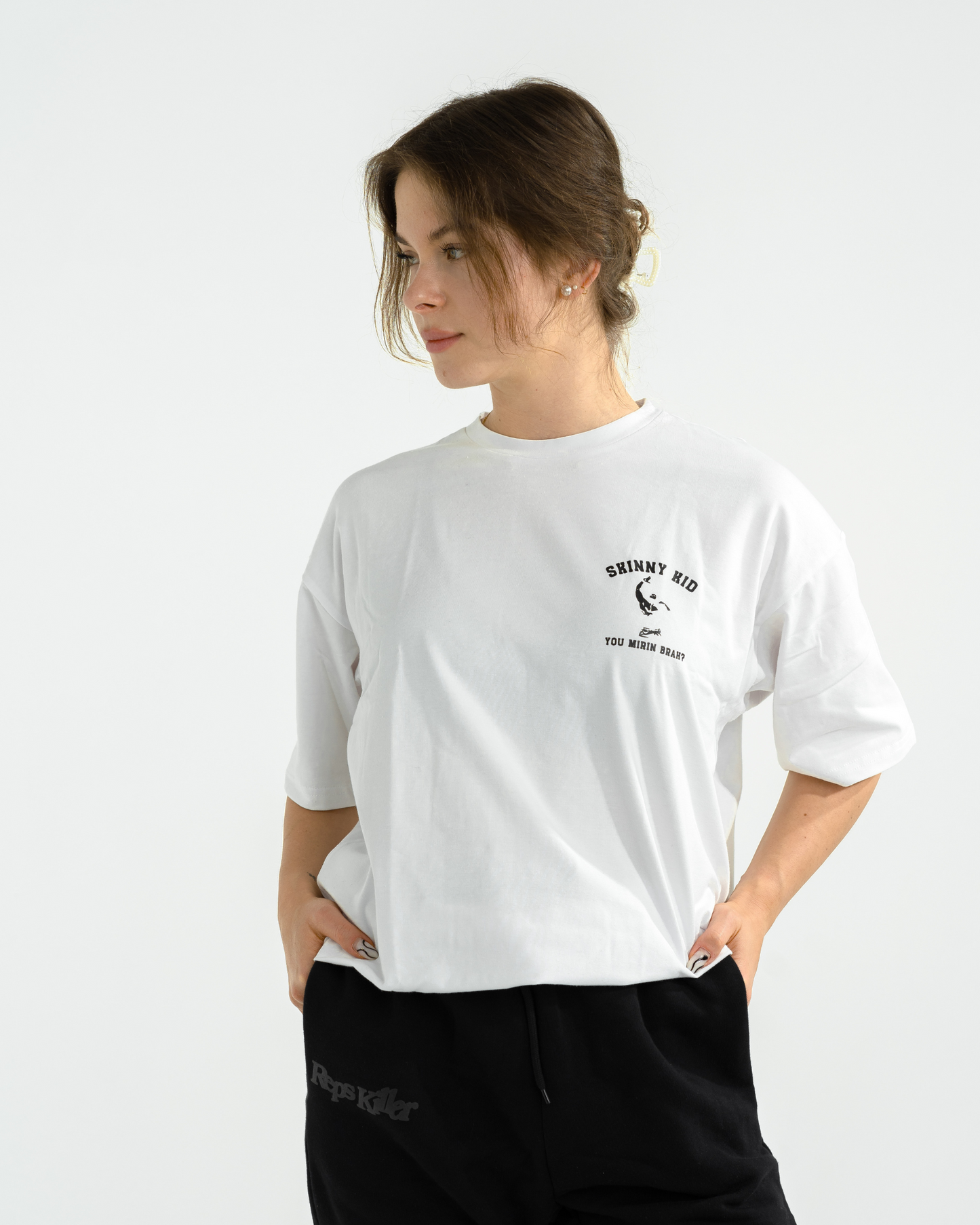 T-SHIRT "SKINNY KID" - WHITE