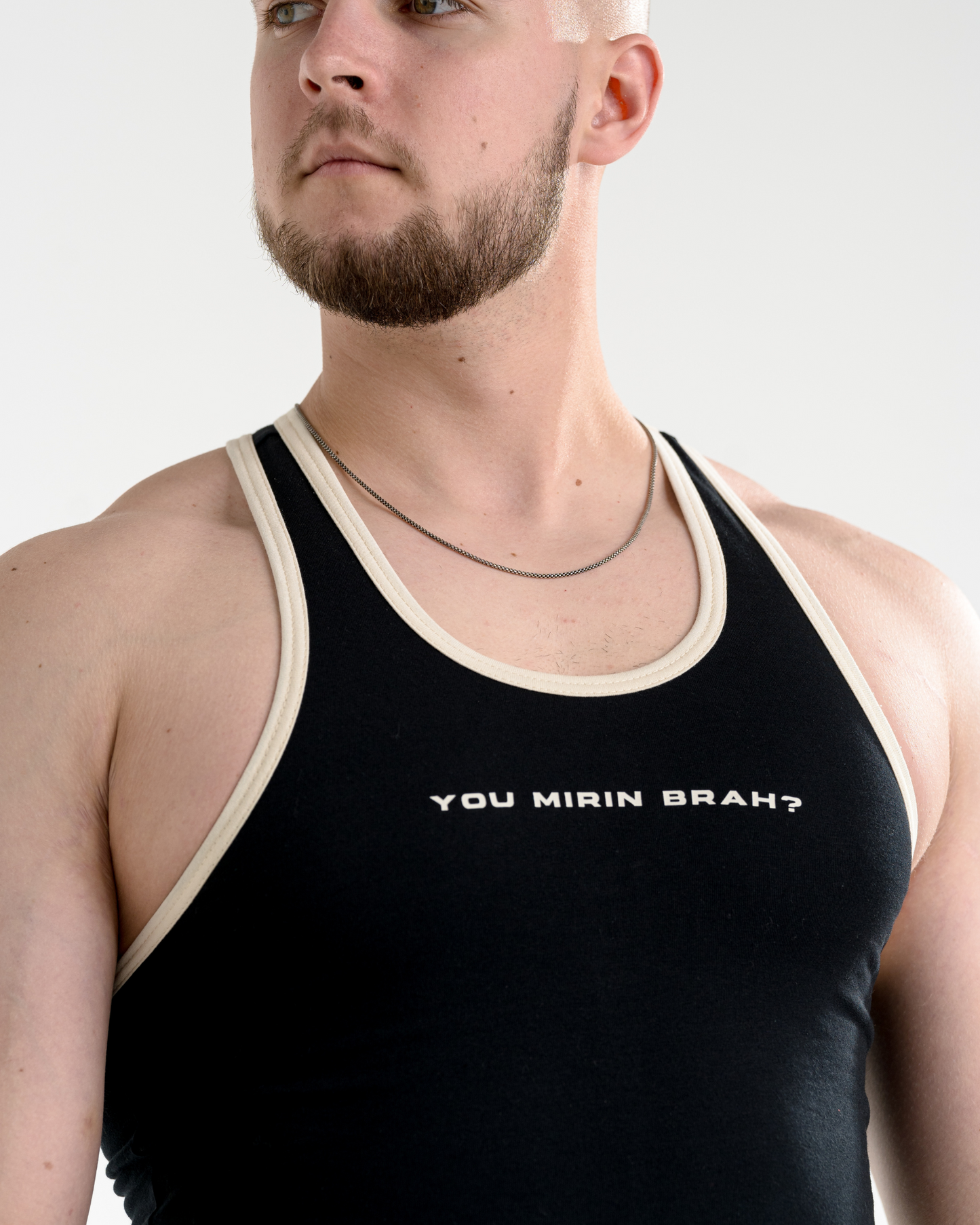 TANKTOP "YOU MIRIN BRAH" - BLACK