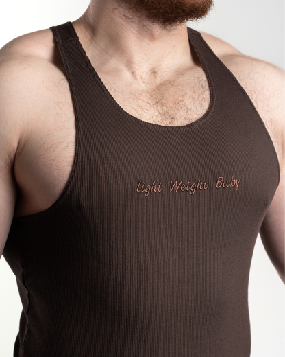 TANKTOP "LIGHT WEIGHT BABY" - BROWN